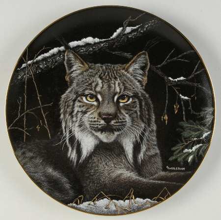 Natures Majestic Cats Canadian Lynx - Boxed by Hamilton Collection