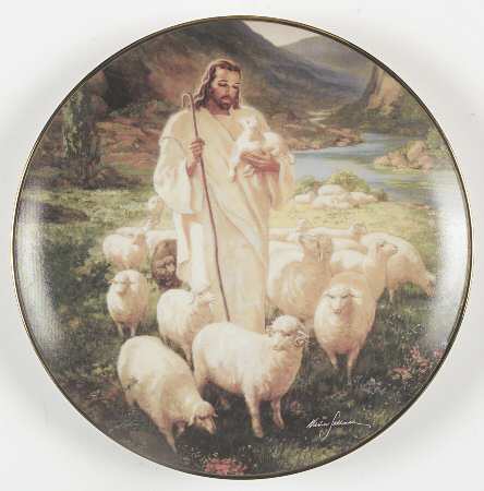 Portraits of Jesus Jesus, The Good Shepherd - Boxed by Hamilton Collection