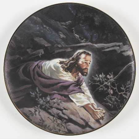 Portraits of Jesus Jesus In The Garden - No Box by Hamilton Collection