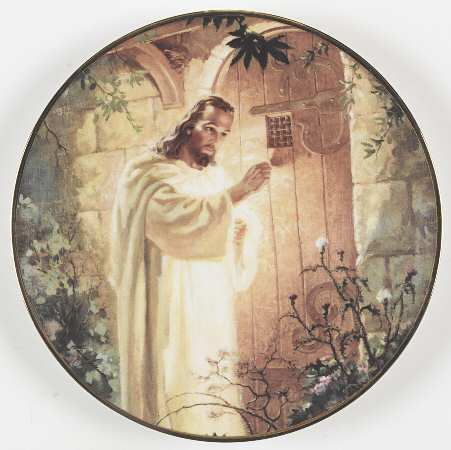 Portraits of Jesus Christ At Heart's Door - No Box by Hamilton Collection