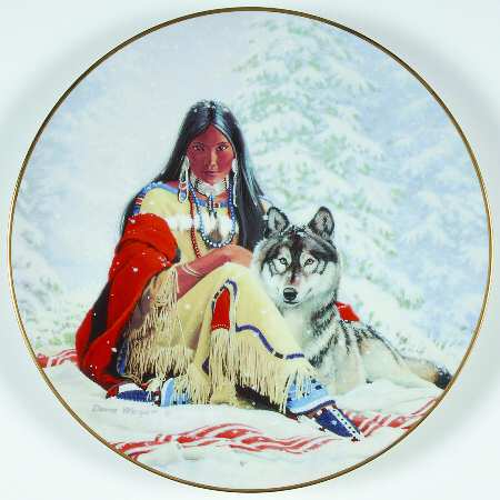 Princesses of the Plains Snow Princess - No Box by Hamilton Collection