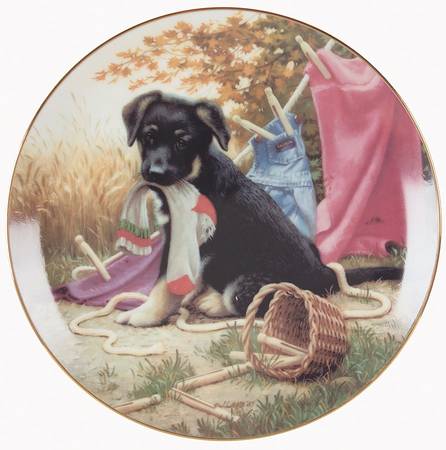 Puppy Playtime Hanging Out-German Shepherd - No Box
