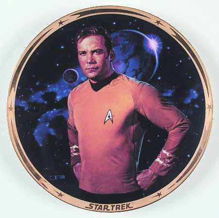 Star Trek-25th Anniversary Kirk - No Box by Hamilton Collection