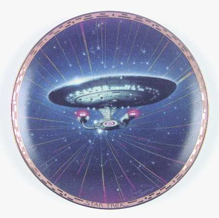 Star Trek-The Voyagers U.S.S. Enterprise Ncc-1701d - No Box by Hamilton Collection
