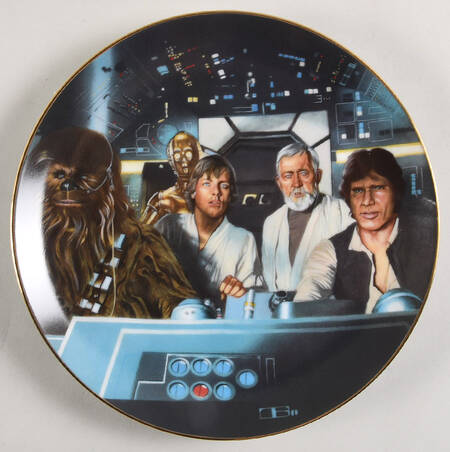 Star Wars Crew In The Cockpit - No Box by Hamilton Collection