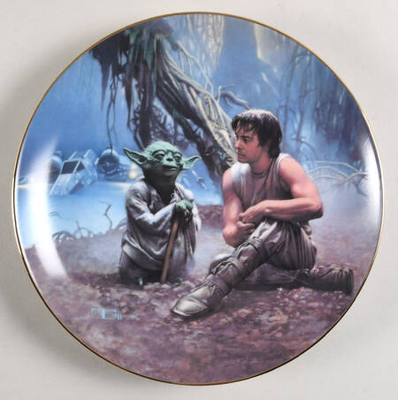 Star Wars Luke And Yoda - No Box by Hamilton Collection