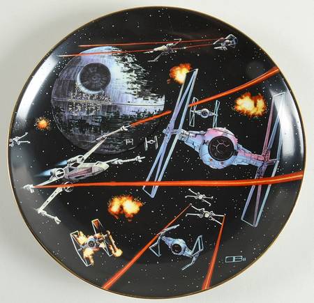 Star Wars Space Battle - No Box by Hamilton Collection