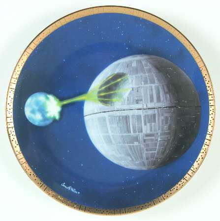 Star Wars Space Vehicles Death Star - No Box by Hamilton Collection