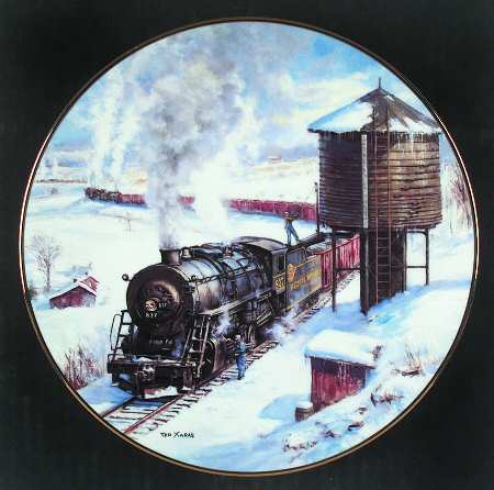 Winter Rails The Long Haul - No Box by Hamilton Collection