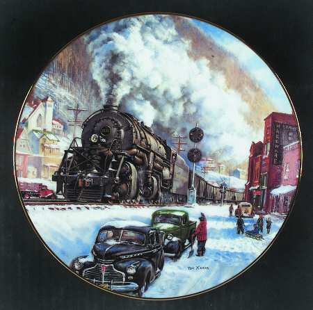 Winter Rails Coal Country - No Box by Hamilton Collection