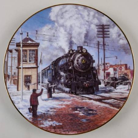 Winter Rails Darby Crossing - No Box by Hamilton Collection