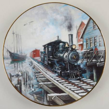 Winter Rails By Sea Or Rail - No Box by Hamilton Collection