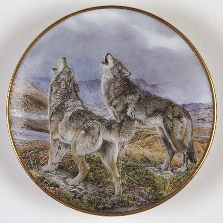 Year of the Wolf-Mini Song Of The Wolf - No Box by Hamilton Collection