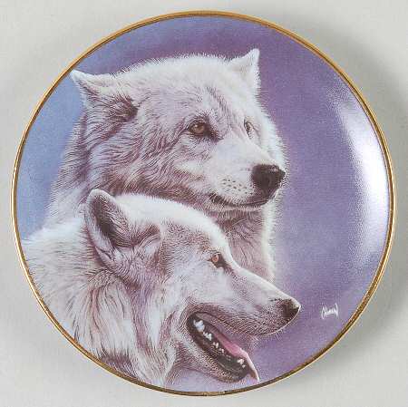 Year of the Wolf-Mini Wilderness Companions - No Box by Hamilton Collection