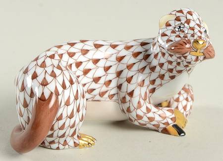Sea Marine Animals Sea Otter W/Fish-Chocolate - No Box