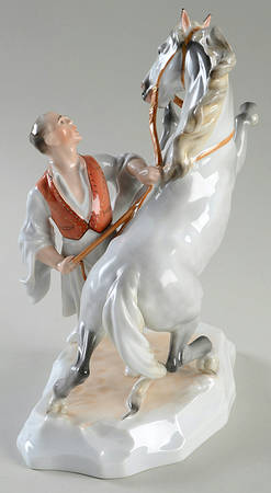 Traditional Hungarian People Horseherd Of Hortobagy-White Horse - No Box