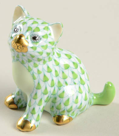 Cats Sitting Kitty-Key Lime - No Box