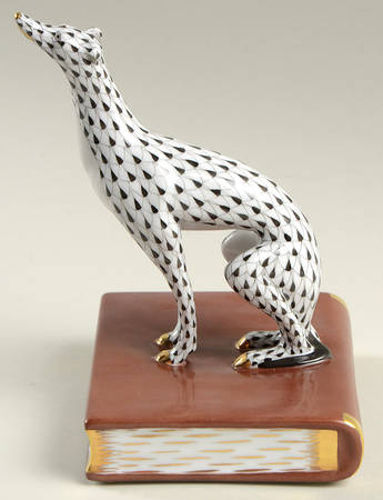 Bookends Greyhound-Black/Left - No Box