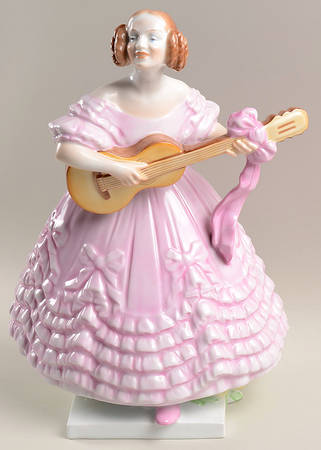 Traditional Hungarian People Mrs Dery - Large Pink Dress - No Box