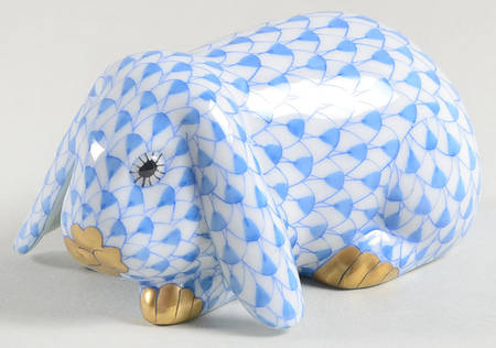 Rabbits & Bunnies (Single) Lop Eared Bunny-Blue - No Box