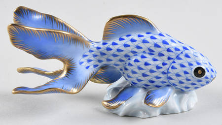 Fish Fantail Goldfish-Sapphire - No Box