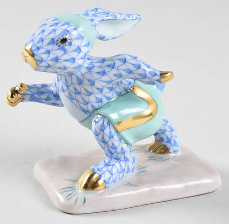 Rabbits-Bunnies (Sports) Running Bunny-Blue - No Box