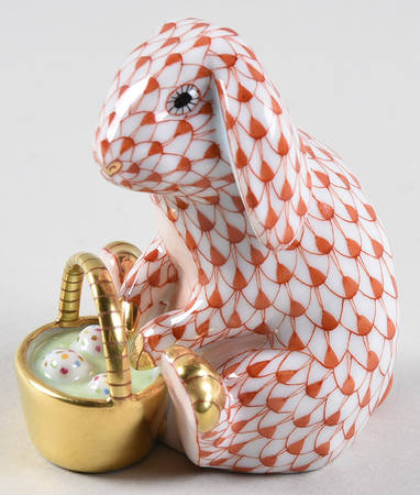 Rabbits-Bunnies (Holidays-Seasonal) Eggstravagant Rabbit-Rust - No Box