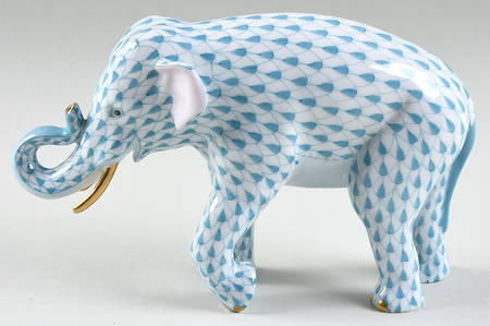 Elephants Asian Elephant-Turquoise - No Box