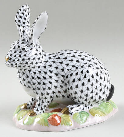 Rabbits & Bunnies (Single) Berry Bunny-Black - No Box