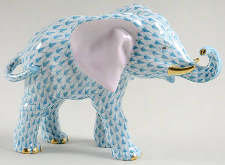 Elephants Roaming Elephant-Turquoise - No Box