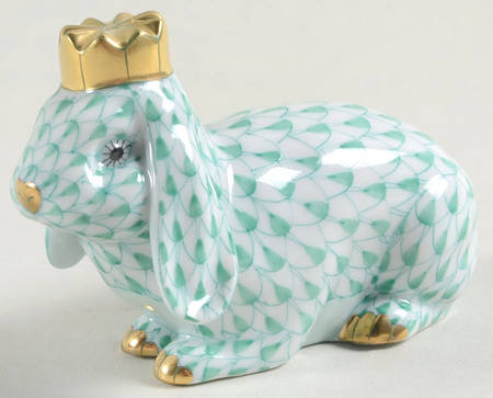 Rabbits & Bunnies (Single) Royal Bunny-Green - No Box
