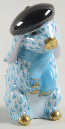 Rabbits & Bunnies (Single) Beret Bunny-Turquoise - No Box