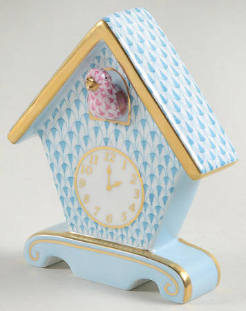 Manmade Objects Cuckoo Clock-Turquoise - No Box