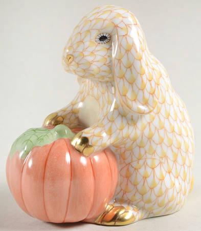 Rabbits-Bunnies (Holidays-Seasonal) Autumn Bunny-Butterscotch - No Box
