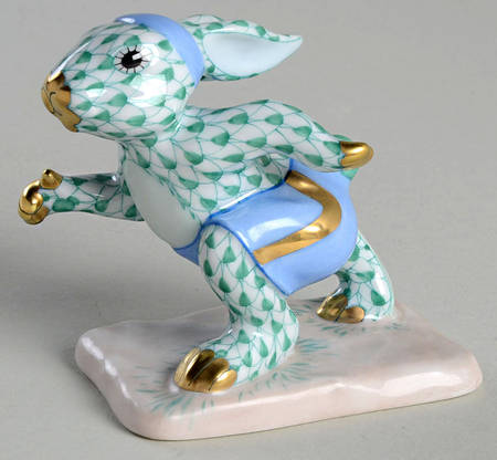 Rabbits-Bunnies (Sports) Running Bunny-Green - No Box