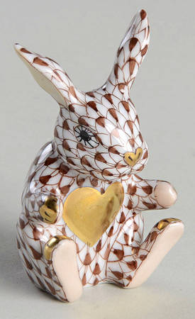 Rabbits-Bunnies (Holidays-Seasonal) Sweetheart Bunny-Chocolate - No Box