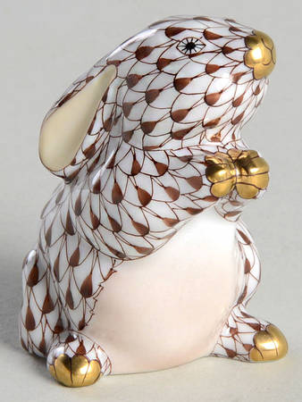 Rabbits & Bunnies (Single) Pudgy Bunny-Chocolate - No Box