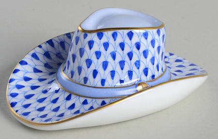 Manmade Objects Cowboy Hat-Sapphire - No Box