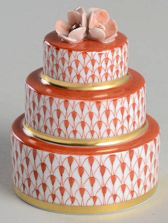 Manmade Objects Wedding Cake-Rust - No Box