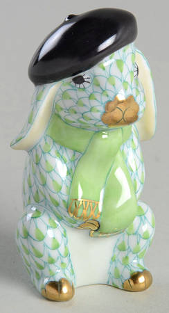 Rabbits & Bunnies (Single) Beret Bunny-Key Lime - No Box