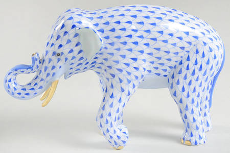 Elephants Asian Elephant-Sapphire - No Box