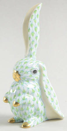Rabbits & Bunnies (Single) Rabbit-One Ear Up/Key Lime - No Box