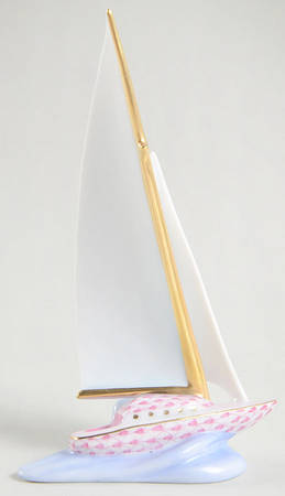 Manmade Objects Sailboat-Raspberry - No Box