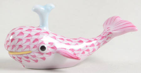 Sea Marine Animals Baby Whale W/Spout-Raspberry - No Box