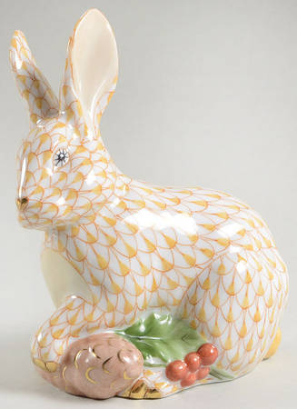 Rabbits-Bunnies (Holidays-Seasonal) Winter Bunny-Butterscotch - No Box