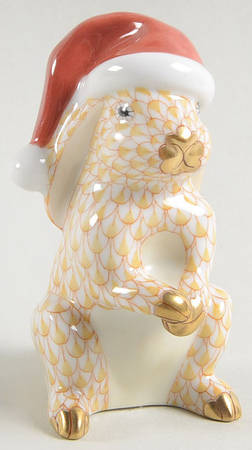 Rabbits-Bunnies (Holidays-Seasonal) Santa Bunny-Butterscotch - No Box