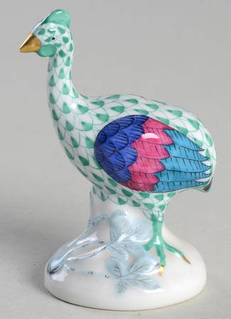 Game Birds Miniature Guinea Hen-Green - No Box