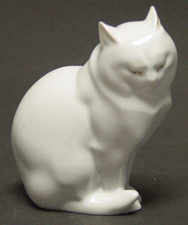 Cats Cat Sitting-White - No Box