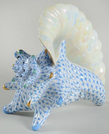 Shells Large Conch Shell-Blue - No Box