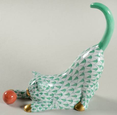 Cats Cat With Ball-Green - No Box